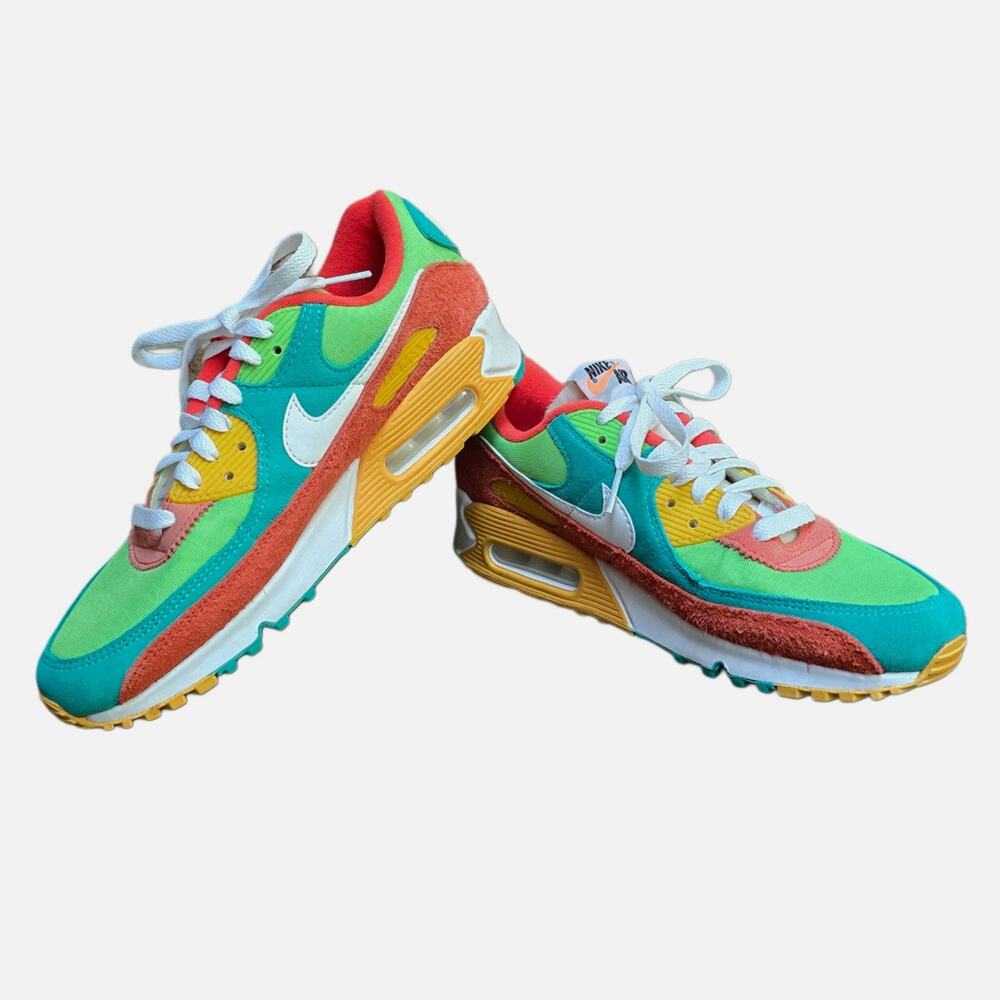 Nike Air Max 90 SE Running Club Roma Green Mens Size 8 DC9336-300 AMRC Sneakers